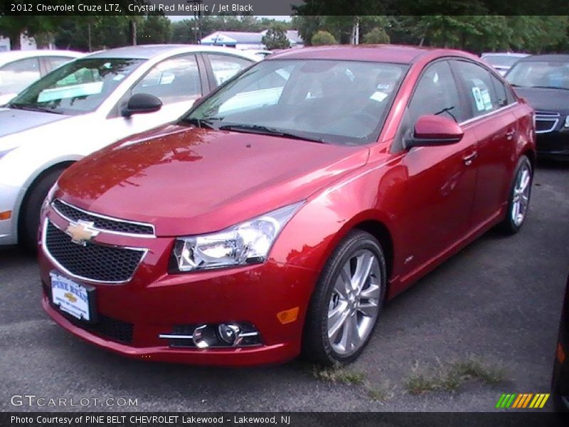 Crystal Red Metallic / Jet Black 2012 Chevrolet Cruze LTZ