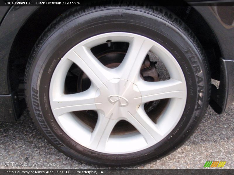 Black Obsidian / Graphite 2004 Infiniti I 35