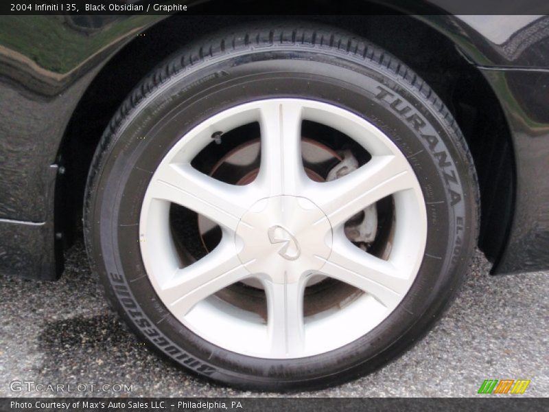 Black Obsidian / Graphite 2004 Infiniti I 35