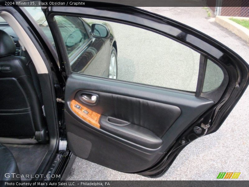 Black Obsidian / Graphite 2004 Infiniti I 35