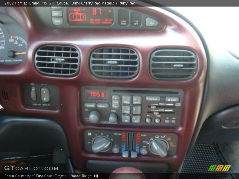 Controls of 2002 Grand Prix GTP Coupe