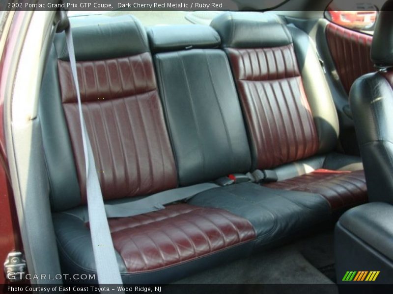 Rear Seat of 2002 Grand Prix GTP Coupe