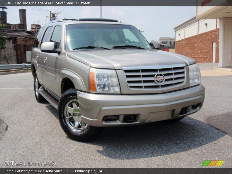 Silver Sand / Pewter 2002 Cadillac Escalade AWD