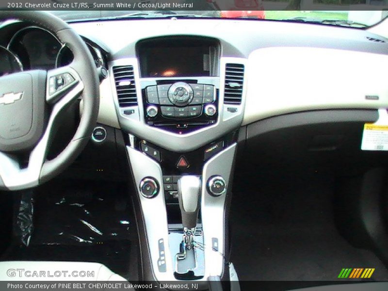 Summit White / Cocoa/Light Neutral 2012 Chevrolet Cruze LT/RS