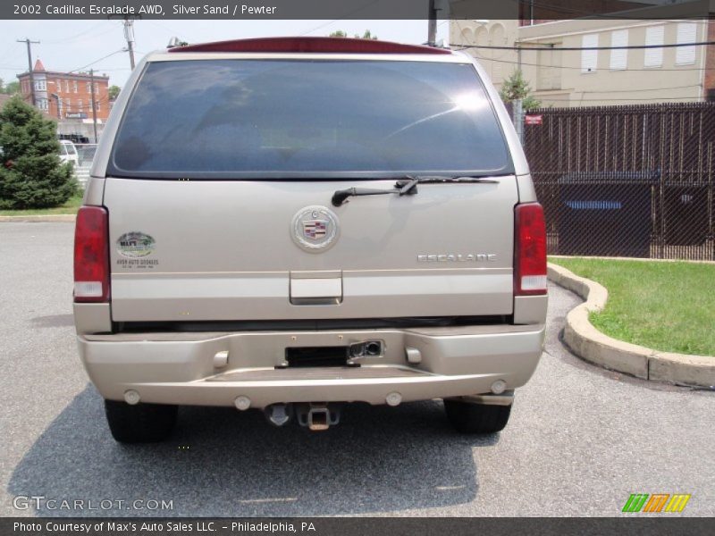 Silver Sand / Pewter 2002 Cadillac Escalade AWD