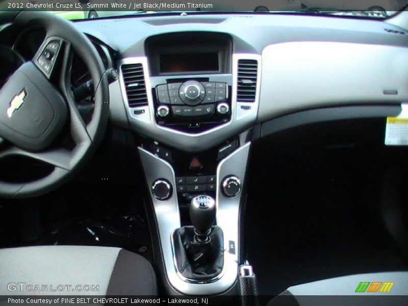Summit White / Jet Black/Medium Titanium 2012 Chevrolet Cruze LS