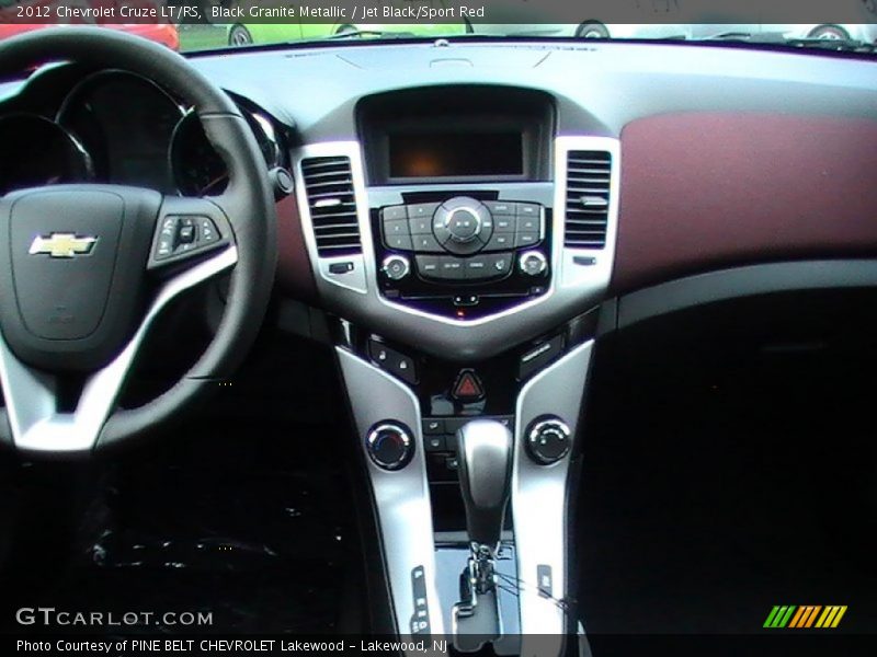 Black Granite Metallic / Jet Black/Sport Red 2012 Chevrolet Cruze LT/RS