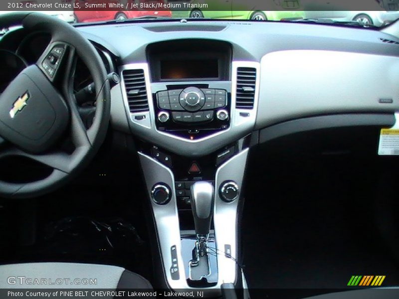 Summit White / Jet Black/Medium Titanium 2012 Chevrolet Cruze LS