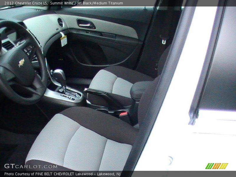 Summit White / Jet Black/Medium Titanium 2012 Chevrolet Cruze LS