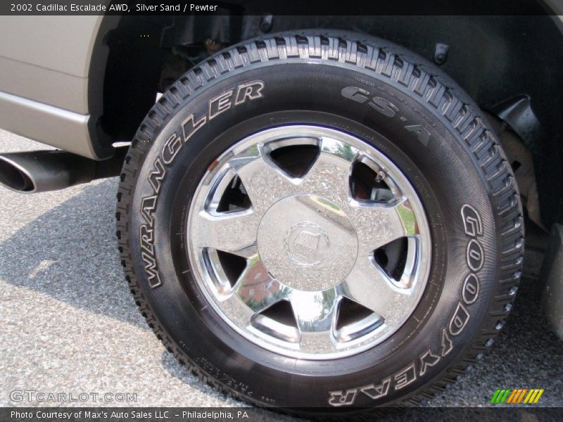 Silver Sand / Pewter 2002 Cadillac Escalade AWD