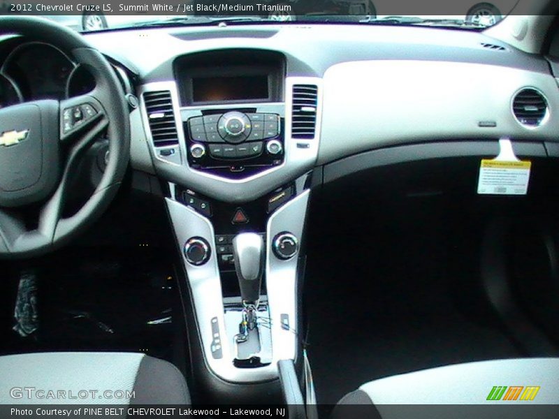 Summit White / Jet Black/Medium Titanium 2012 Chevrolet Cruze LS