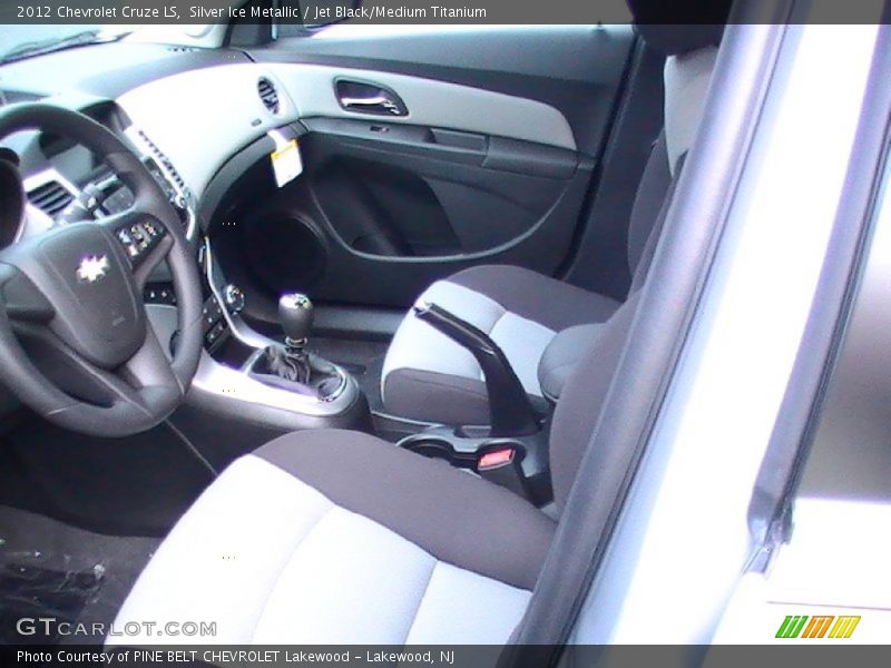Silver Ice Metallic / Jet Black/Medium Titanium 2012 Chevrolet Cruze LS
