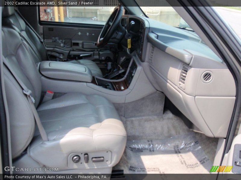 Silver Sand / Pewter 2002 Cadillac Escalade AWD
