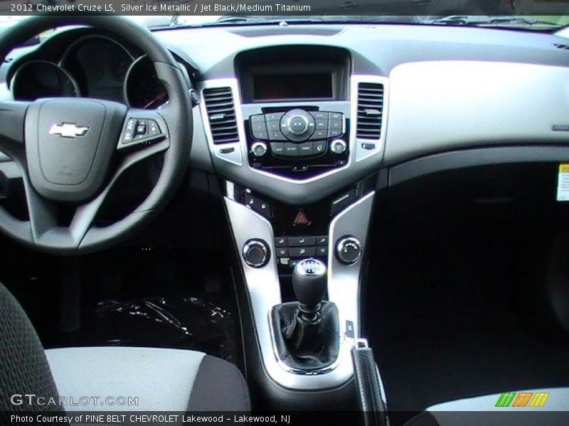 Silver Ice Metallic / Jet Black/Medium Titanium 2012 Chevrolet Cruze LS