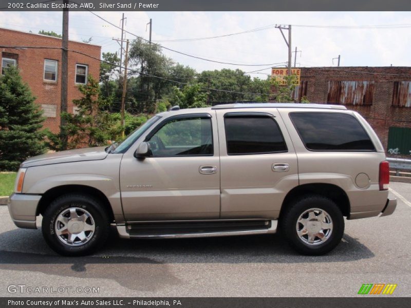 Silver Sand / Pewter 2002 Cadillac Escalade AWD