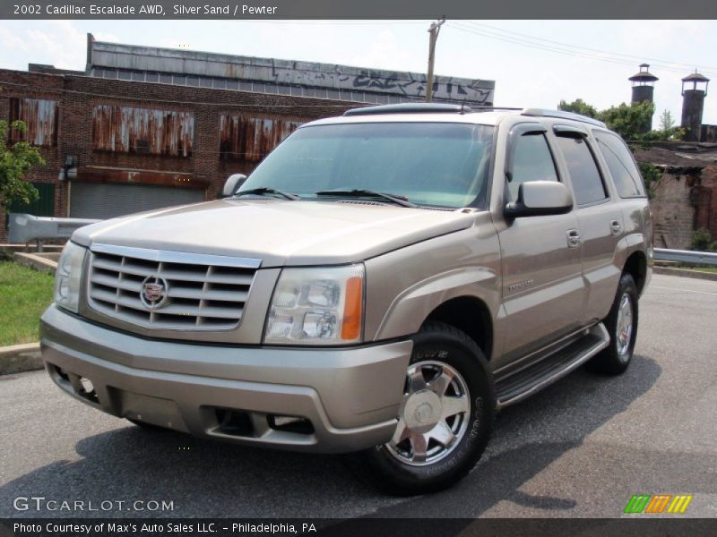 Silver Sand / Pewter 2002 Cadillac Escalade AWD