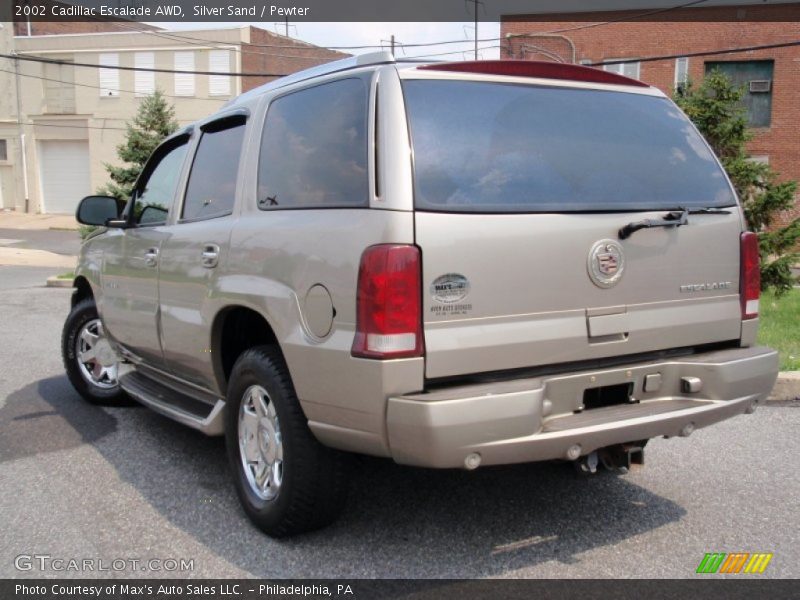 Silver Sand / Pewter 2002 Cadillac Escalade AWD