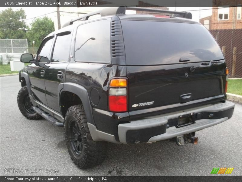 Black / Tan/Neutral 2006 Chevrolet Tahoe Z71 4x4