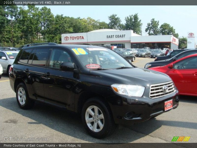 Black / Ash 2010 Toyota Highlander V6 4WD
