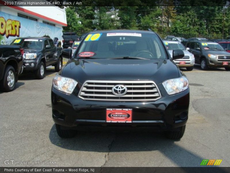 Black / Ash 2010 Toyota Highlander V6 4WD