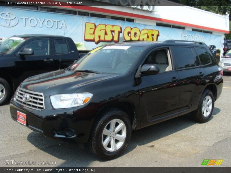 Black / Ash 2010 Toyota Highlander V6 4WD