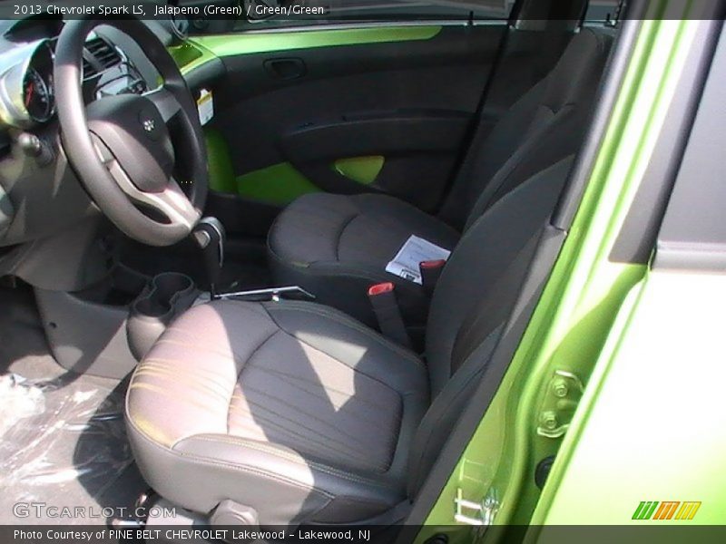 Front Seat of 2013 Spark LS