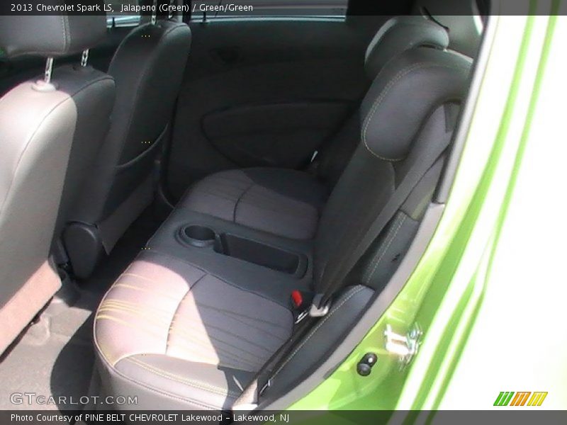 Rear Seat of 2013 Spark LS