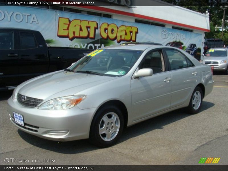 Lunar Mist Metallic / Stone 2002 Toyota Camry LE V6