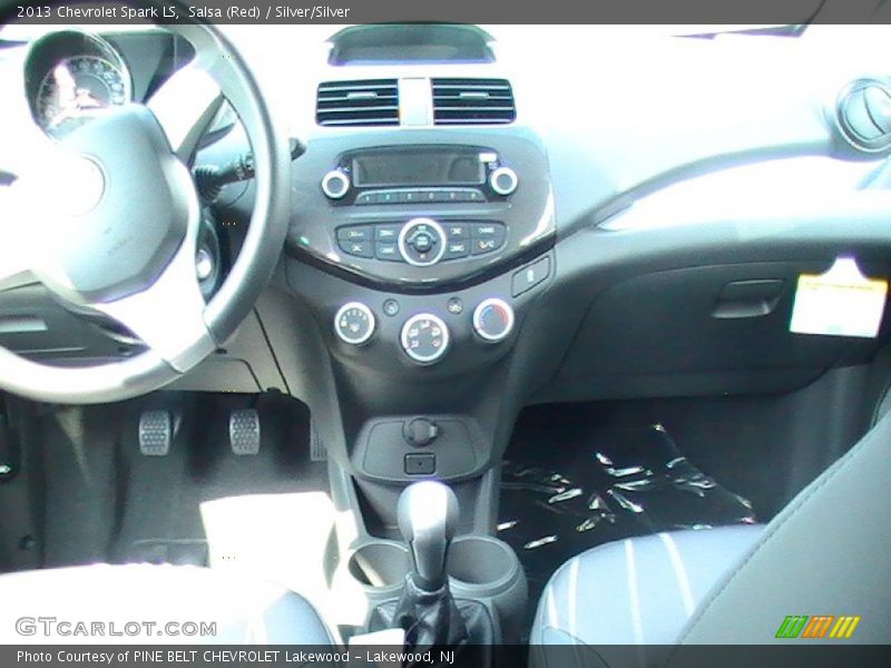 Salsa (Red) / Silver/Silver 2013 Chevrolet Spark LS