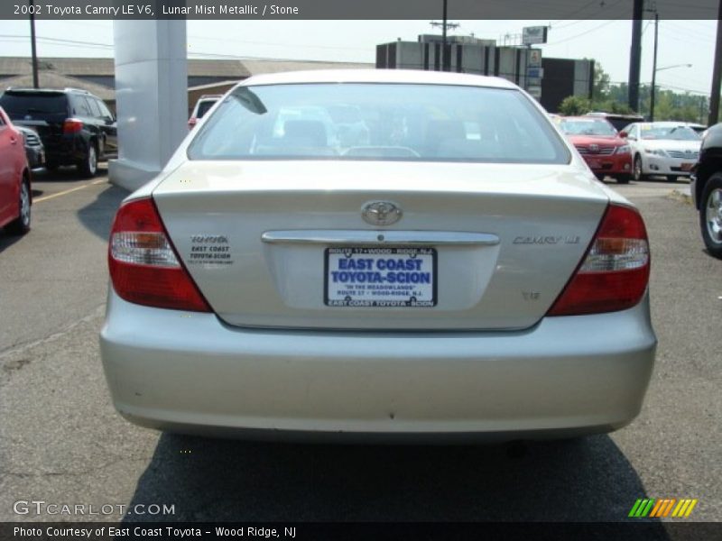 Lunar Mist Metallic / Stone 2002 Toyota Camry LE V6