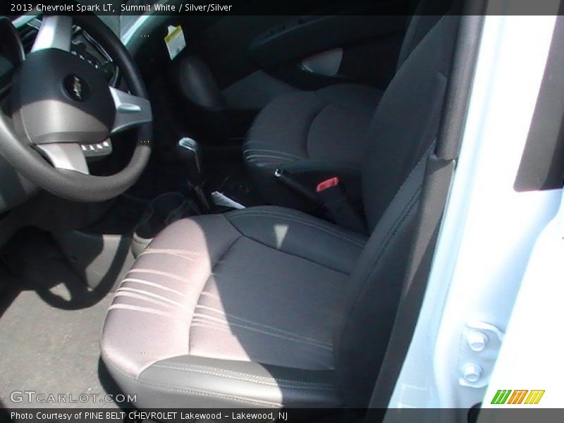 Summit White / Silver/Silver 2013 Chevrolet Spark LT