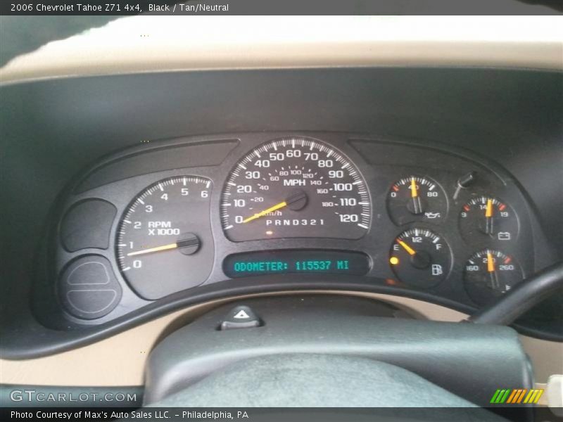  2006 Tahoe Z71 4x4 Z71 4x4 Gauges