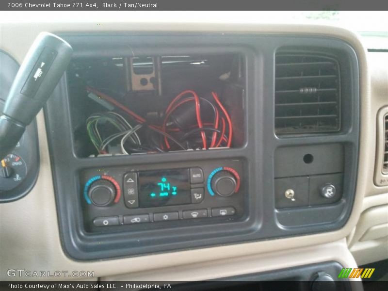 Black / Tan/Neutral 2006 Chevrolet Tahoe Z71 4x4
