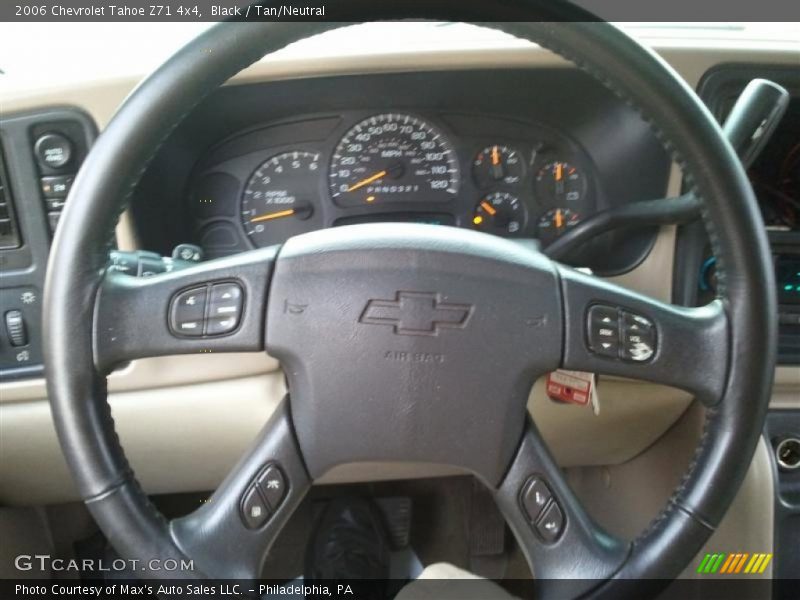 Black / Tan/Neutral 2006 Chevrolet Tahoe Z71 4x4