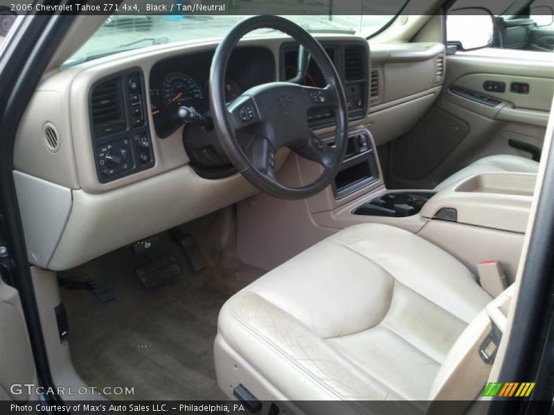 Black / Tan/Neutral 2006 Chevrolet Tahoe Z71 4x4