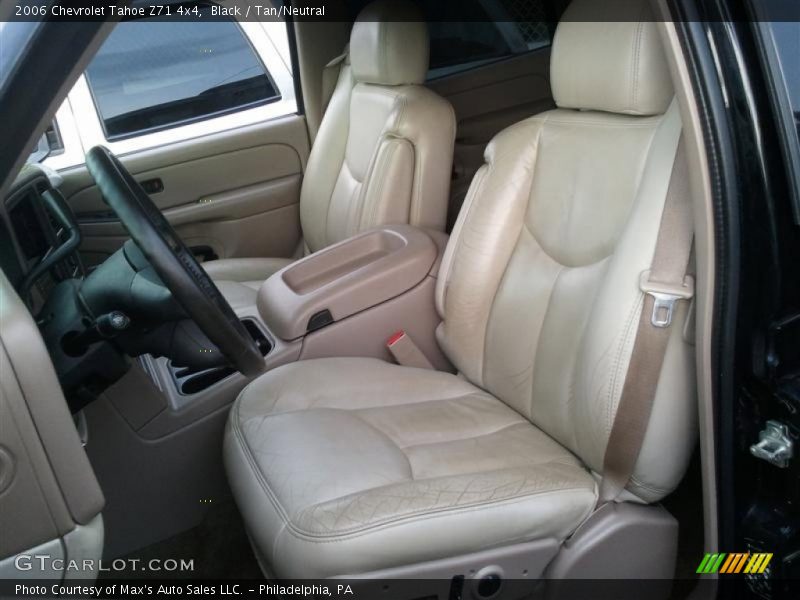 Front Seat of 2006 Tahoe Z71 4x4