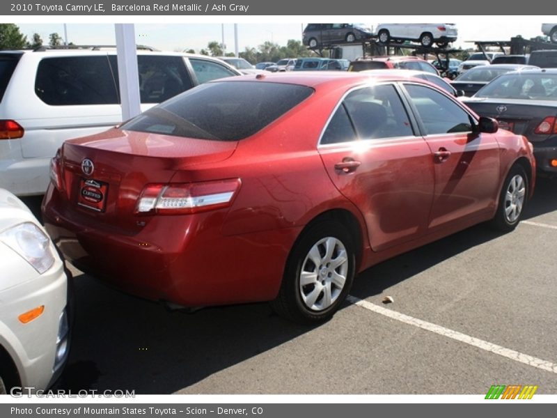 Barcelona Red Metallic / Ash Gray 2010 Toyota Camry LE