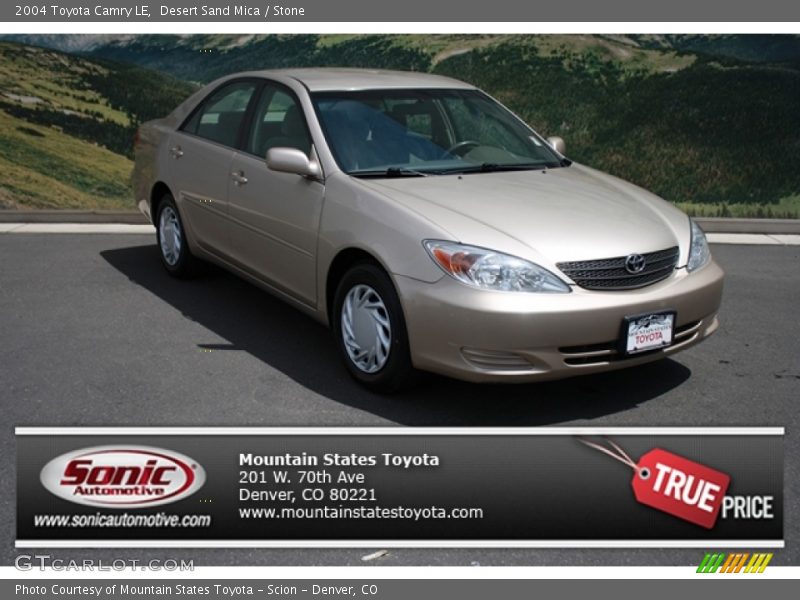 Desert Sand Mica / Stone 2004 Toyota Camry LE