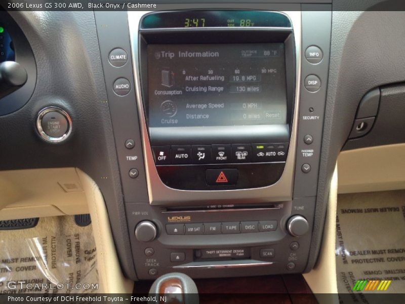 Black Onyx / Cashmere 2006 Lexus GS 300 AWD