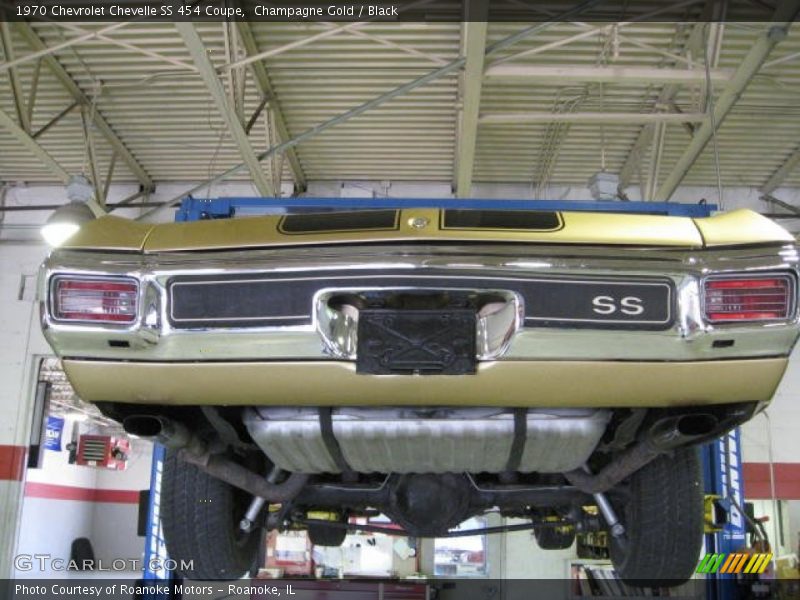 Undercarriage of 1970 Chevelle SS 454 Coupe