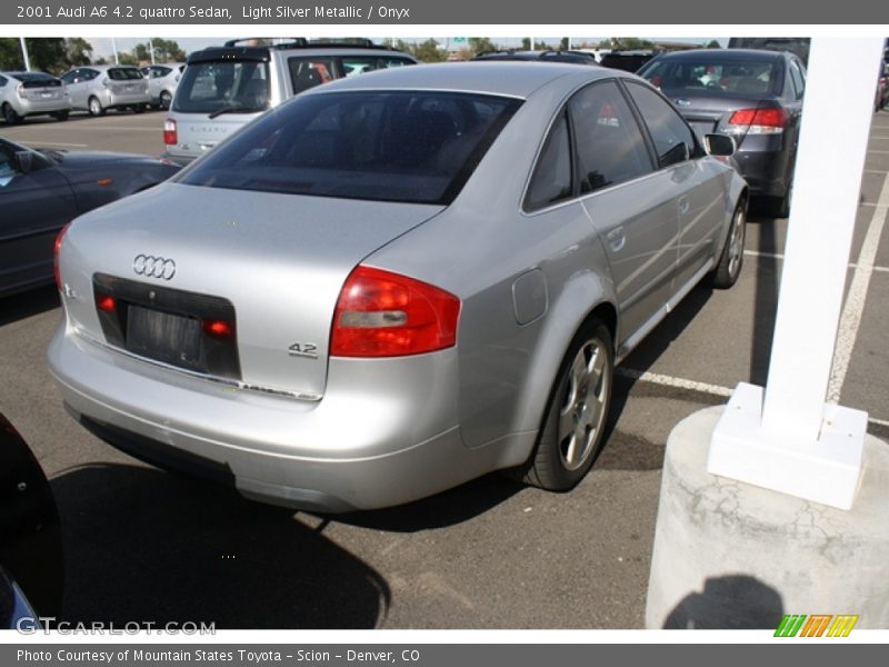 Light Silver Metallic / Onyx 2001 Audi A6 4.2 quattro Sedan
