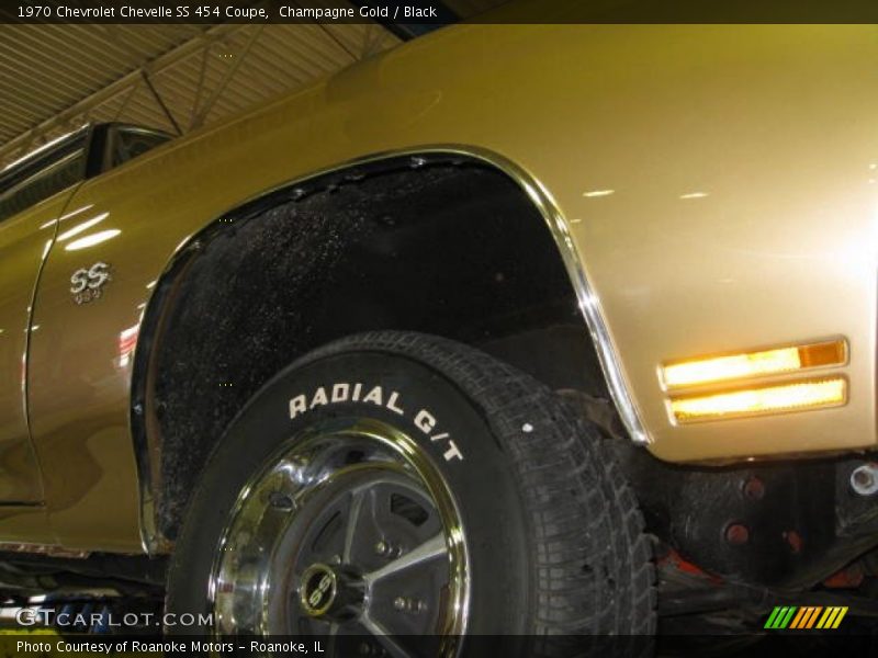 Champagne Gold / Black 1970 Chevrolet Chevelle SS 454 Coupe