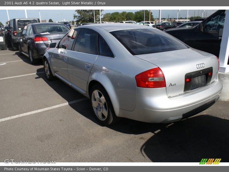 Light Silver Metallic / Onyx 2001 Audi A6 4.2 quattro Sedan