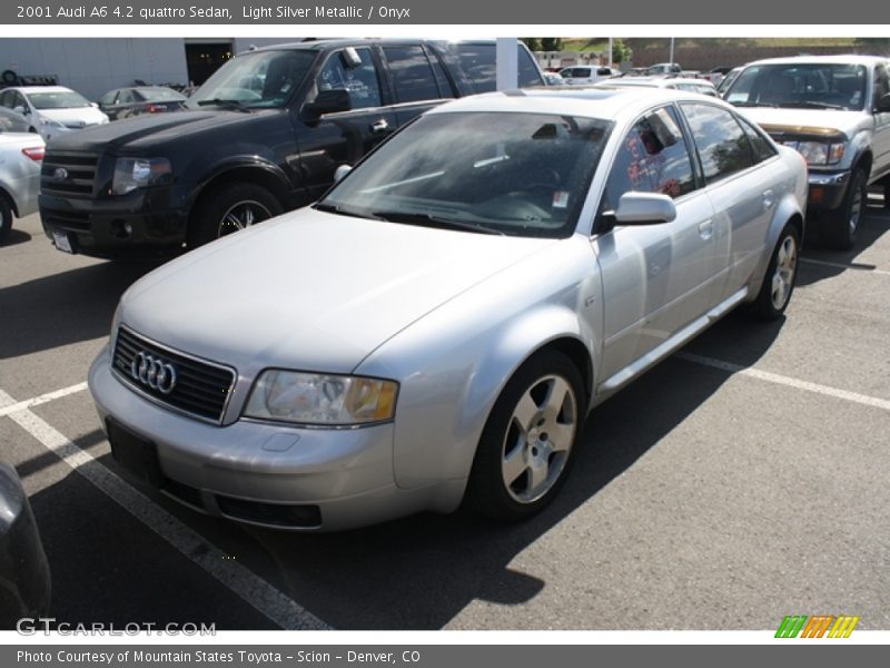 Light Silver Metallic / Onyx 2001 Audi A6 4.2 quattro Sedan