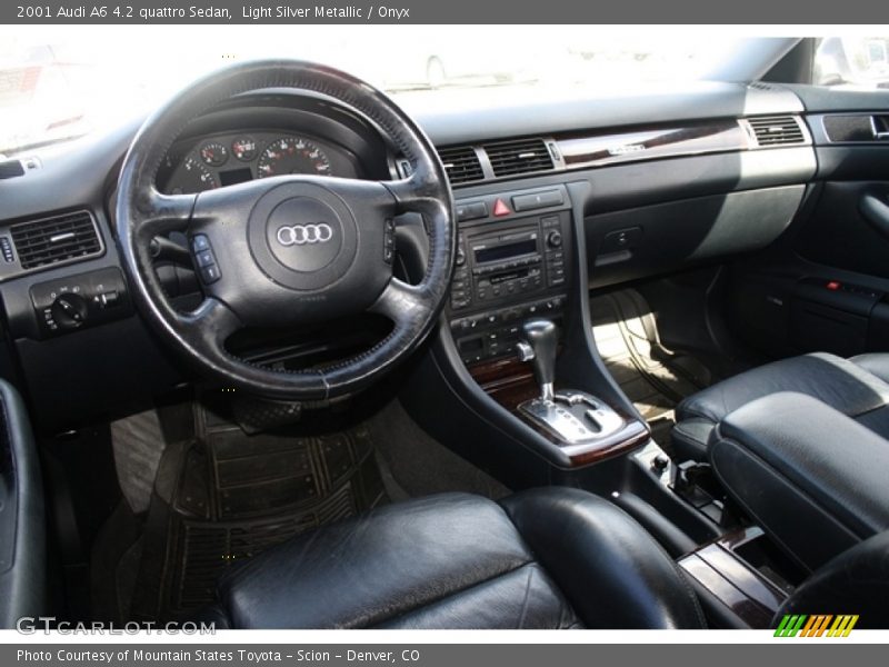 Light Silver Metallic / Onyx 2001 Audi A6 4.2 quattro Sedan