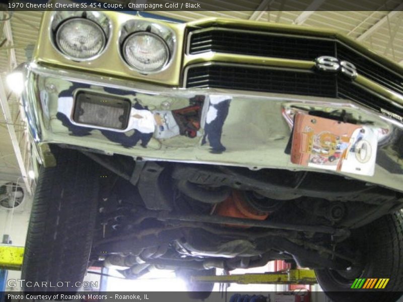 Undercarriage of 1970 Chevelle SS 454 Coupe