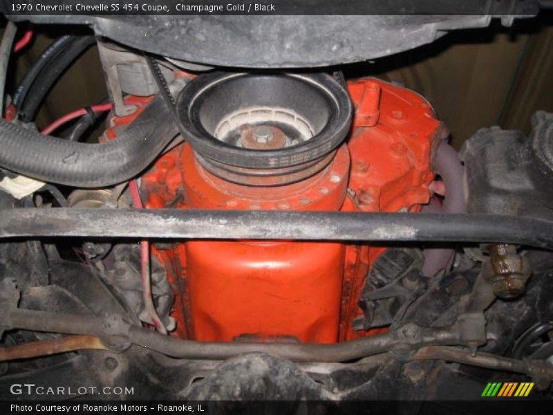 Undercarriage of 1970 Chevelle SS 454 Coupe