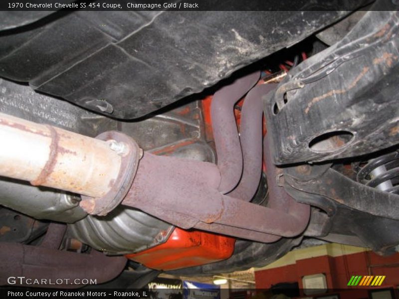 Undercarriage of 1970 Chevelle SS 454 Coupe