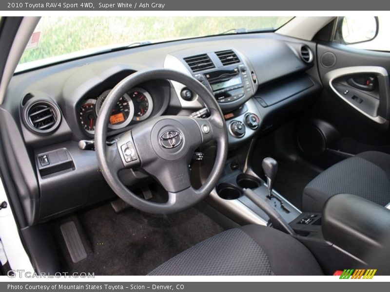 Super White / Ash Gray 2010 Toyota RAV4 Sport 4WD
