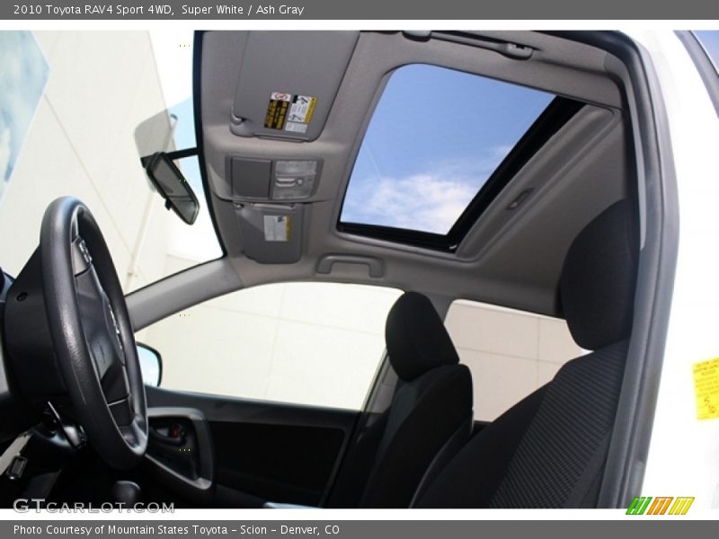 Super White / Ash Gray 2010 Toyota RAV4 Sport 4WD